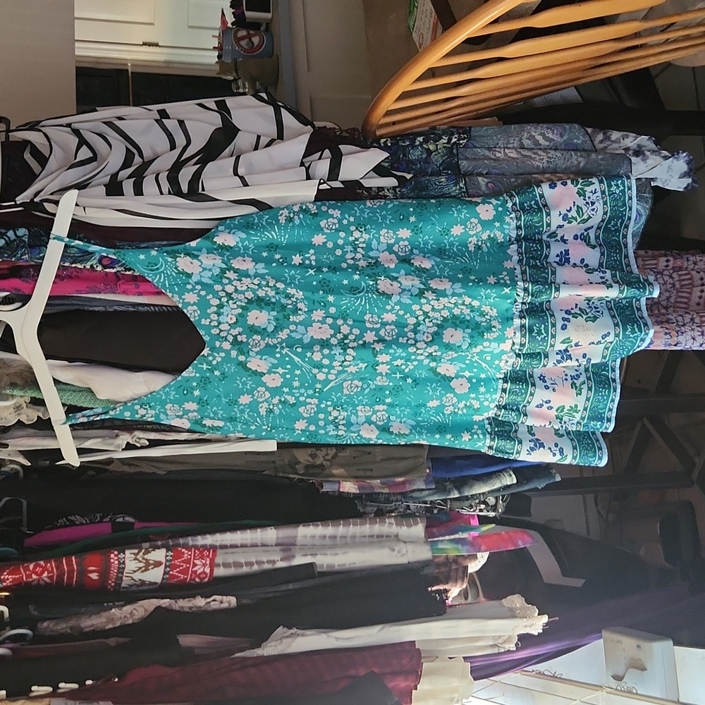 Boho flower dress